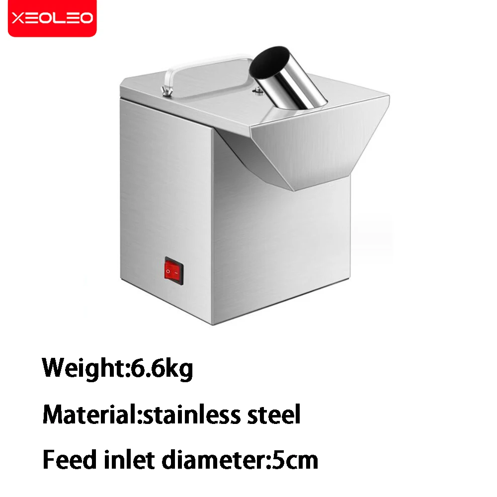 XEOLEO vegetable chopper Stainless steel cutter potato chips for fruit vegetable ingredients salad electric food chopper 4