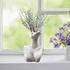Face Vases For Flowers Ceramics Statue Flower Vase Body Vase Modern Minimalisms Style Face Pots Bust Head Shaped For Birthday 5