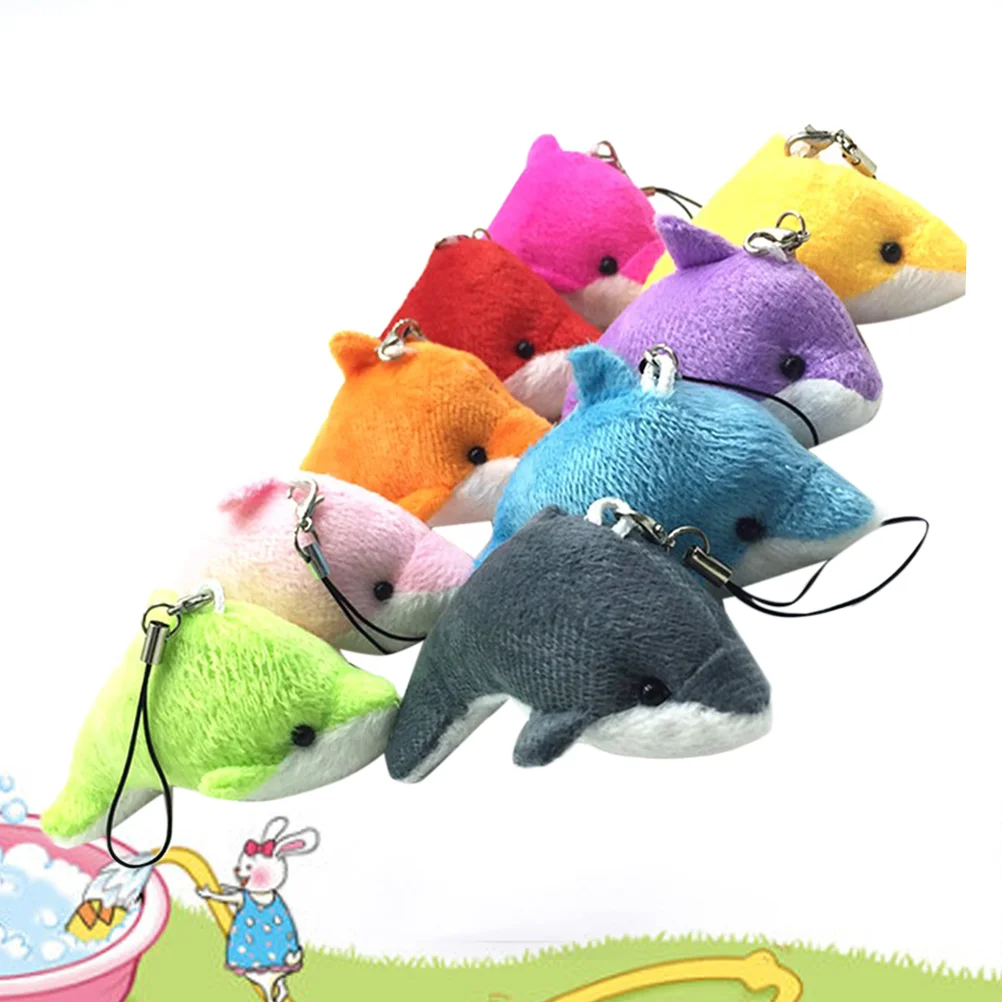 

Подвеска в виде дельфина, плюшевое искусственное украшение, Мягкое Животное, детские мини-сувениры, игрушки, плюши для океана, детские игрушки-подвески, детские украшения