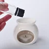 Porcelain Aroma Burner Essential Oil Furnace Mini Candle Holder Solid Color Ceramic Crafts Aromatherapy Diffuser Home Decor 5