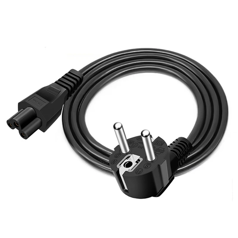 Laptop Adapter Cord 1.2m EU Charger Cable IEC C5 Plug to C6 Socket Extension Cable For Dell Lenovo Asus Notebook TV Power Supply - 5