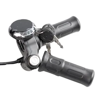 Accélérateur à écran LCD pour vélo électrique/trottinette électrique, poignée d'accélérateur avec écran rond 2