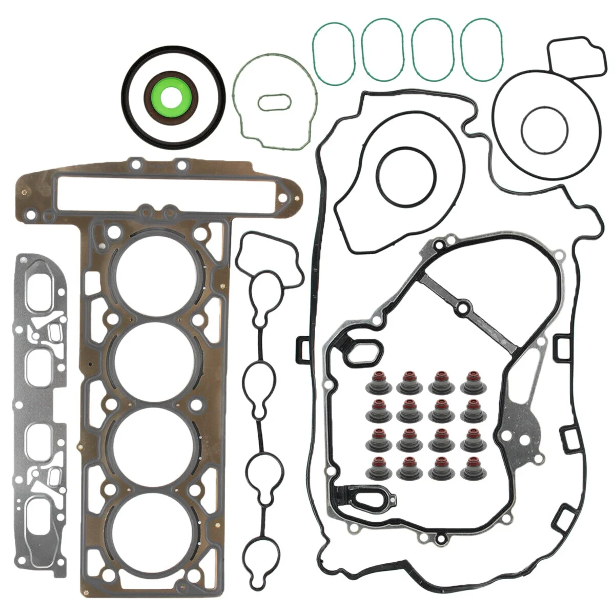 

Комплект прокладок головки для Buick Chevy GMC 2.4L Ecotec 2010-2017 вина