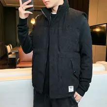  2022 New Arrival Vest Jacket Mens Autumn Warm Sleeveless Jacket Male Winter Corduroy Casual Waistcoat Brand Clothing Vest C143 