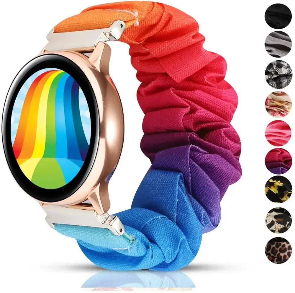 Elastic Nylon Loop Strap - 20mm/22mm Versatile Band Bracelet