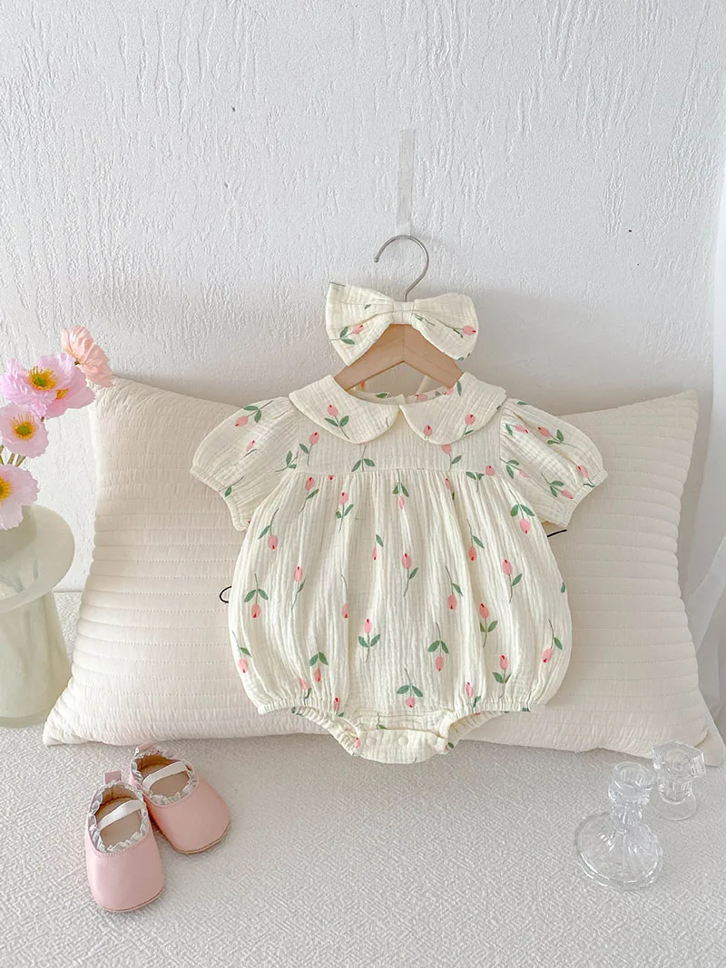 Description Picture 5 of itemMILANCEL New Summer Baby Clothes Set Boys Lion Print Vest +Paw Print Shorts 3-24M Toddler Girls Comfortable Outfit 2PCS