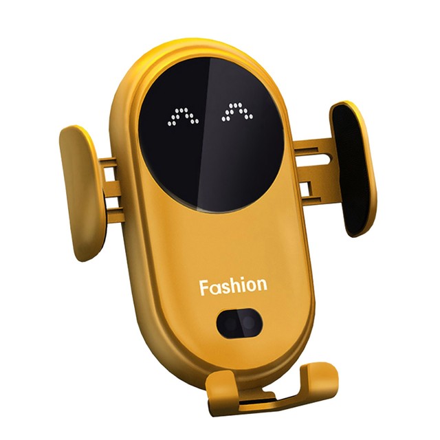 Wireless Charger Holder Wireless Charging Stand Charger Auto-sensing LED Mobile Phone Holder Car Mount Air Vent Phone Holder