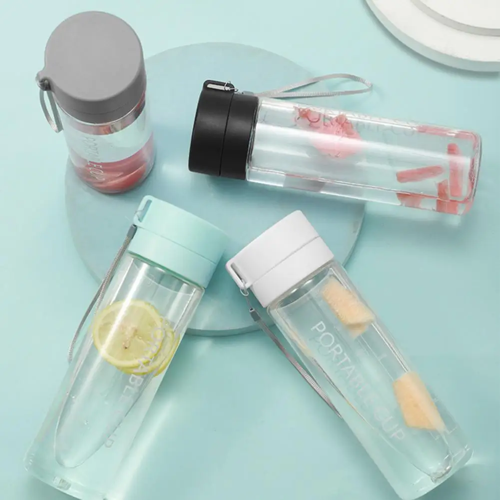 800ML Water Cup Eco-friendly Student Cup Large Capacity Practical Transparent Style Drinking Jug Outdoor Accessory