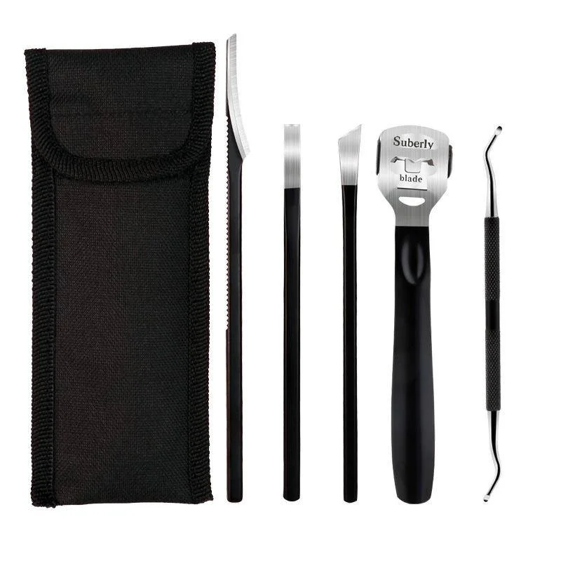 

3/4/5pcs Pedicure Knife Set Toenail Scraper Manicure Shaver Feet Nail Ingrown Cuticle Dead Skin Remover Files Foot Care Tools