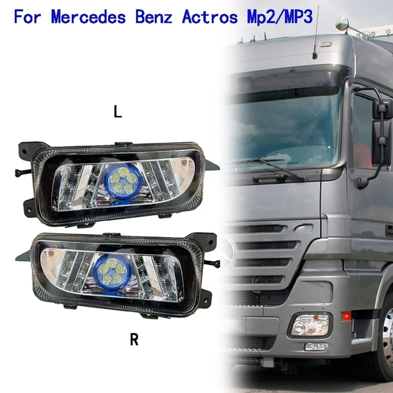 

Car Front Fog Lamps & Daytime Running Lamps RH & LH (1Pair) ABS Car Accessories For MERCEDES BENZ ACTROS MP3