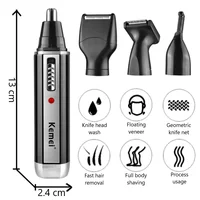 Kemei KM-6630 6631 6632 trimmer for men Nose and ear trimmer Rechargeable Trimmer For Hair Beard Nose And Ear Cleaner Grooming 2