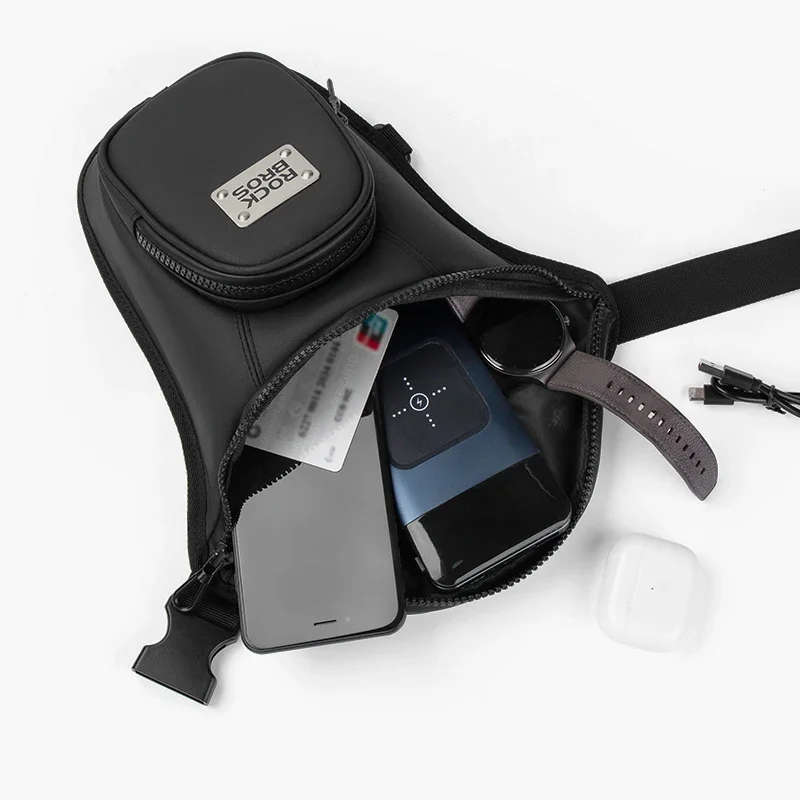 ROCKBROS Waist Leg Bag Motorcycle Bicycle Riding Phone Purse Waterproof Leggings Thigh Unisex Bag Adjustable Belt Fanny Pack