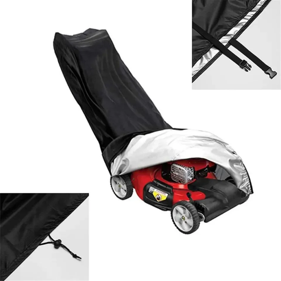 Garden Mower Cover Outdoor UV Protector Rainproof Sunscreen Oxford Cloth Universal Size Protective Sleeve 5