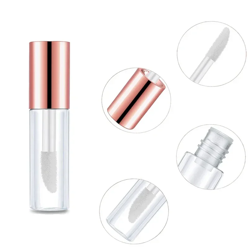 10 Pcs/lot Empty 2ml Clear Lip Gloss Tube Refillable Mini Lip Balm Bottles Lipstick Containers for Travel Women Girls DIY Makeup