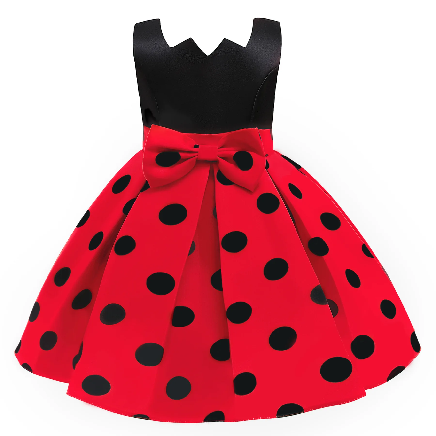

New Fancy Polka Dot Dresses for Girls, Carnival Costumes, Cosplay Clothes, Birthday Party, Evening Occasions, Halloween, Baby