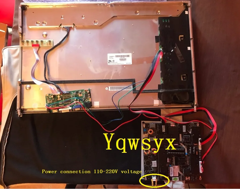 1920x1200 hdmi + dvi vga lcd led placa motorista tela