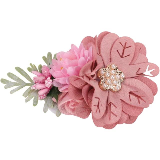 2022 New Chiffon Flower Hair Clips Pins Accessories Cute Hair Clips Pins for Baby Girls Toddlers Hairpin Kids заколка для волос 38