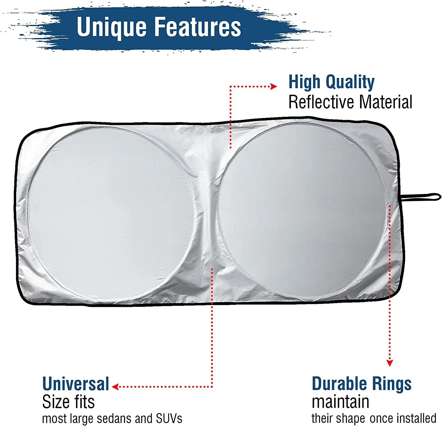 Windshield Sunshades Foldable Car Front Window Sunshade for Most Car SUV Truck Vans Visor Blocks UV Rays & Heat Protection car sunshade windshield sunshade windshield sun shade