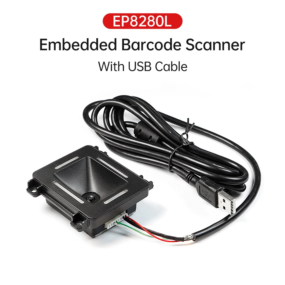 내장형 바코드 스캐너, 자기 유도 1D 2D QR 바코드 리더 모듈, 지지대 RS-232, TTL, USB, 게이트 기계용 자동 스캐닝
