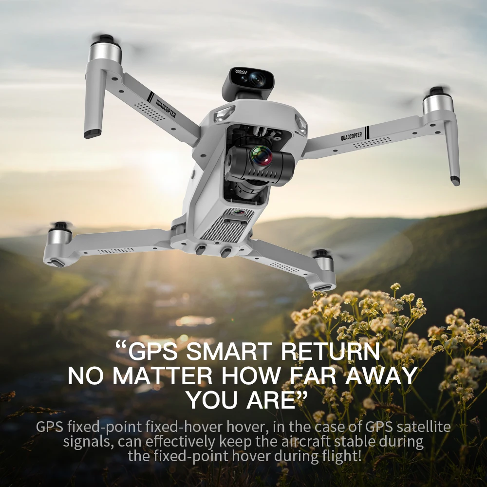 Drone Quadcopter LAUMOX KF102 MAX 4K Profesional GPS HD Camera With 2-Axis Anti-Shake Gimbal Brushless Motor RC VS SG907 MAX