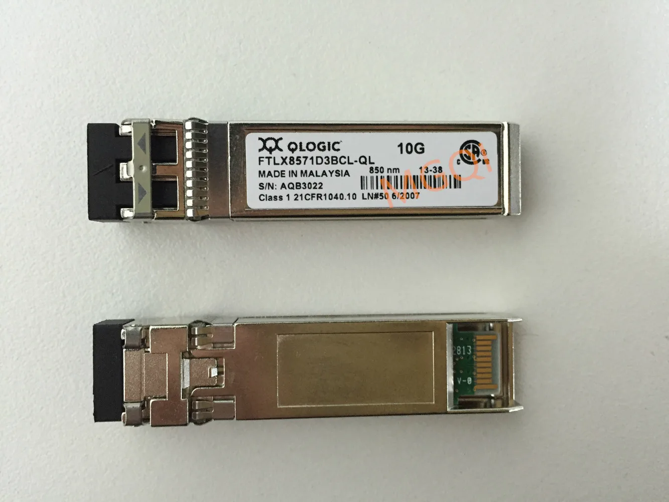 1PCS QLOGIC sfp fiber switch/FTLX8571D3BCL-QL/10GB SFP+ for  HBA Card qlogic 10g switch/qlogic 10g sfp/qle sfp fiber