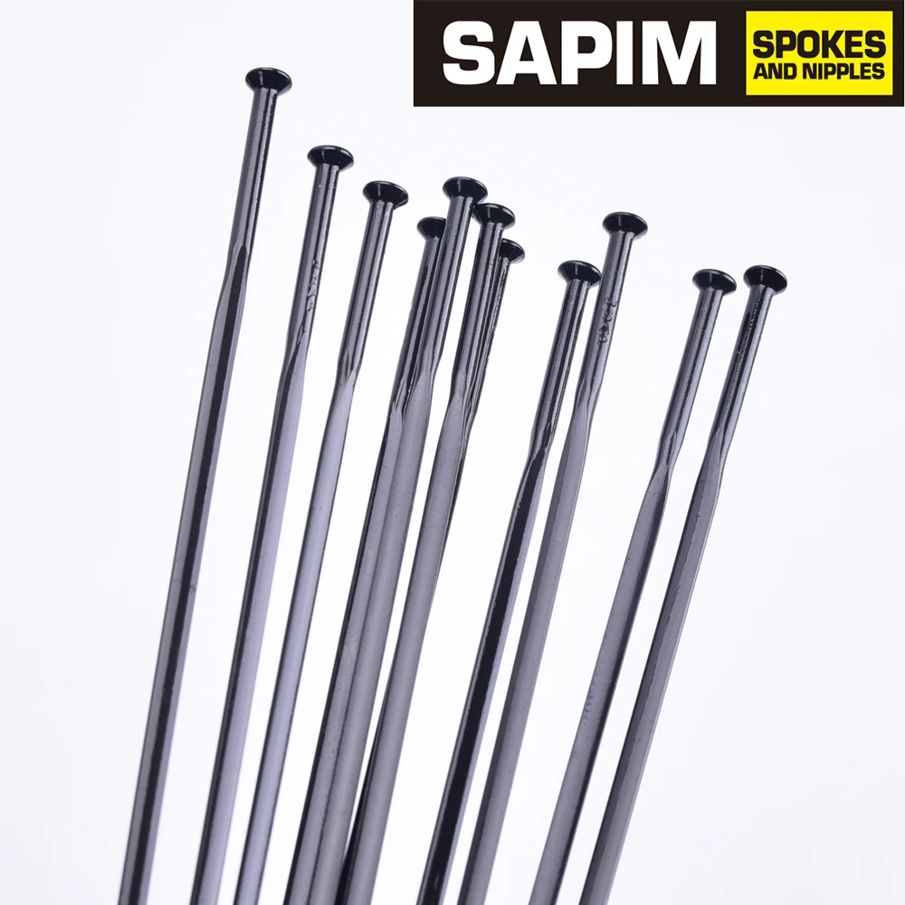 SAPIM CX-Ray Aero Bladed Bicycle Spokes J-BEND Straight Pull CX RAY Spoke 2.0-0.9*2.2-2.0mm 14G