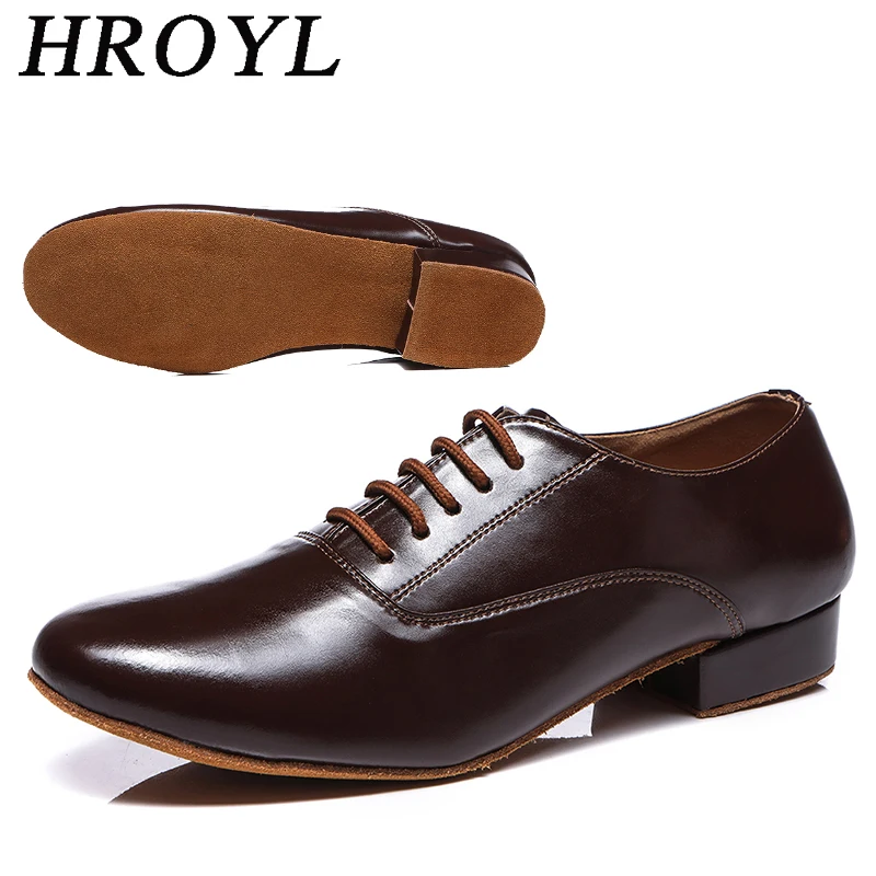 Ballroom Dance Shoes For Men Standard Modern Soft Bottom Latin Shoes Low Heel Smooth Swing Salsa Tango Waltz Dancing Shoe dance shoes