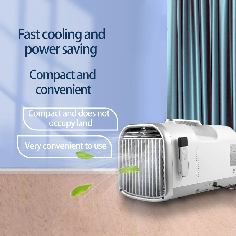 

Portable Air Conditioners 4435BTU Tent Air Conditioner Low Power Consumption 220V110V24VDC 3 Wind Speeds for Van Camping Outdoor