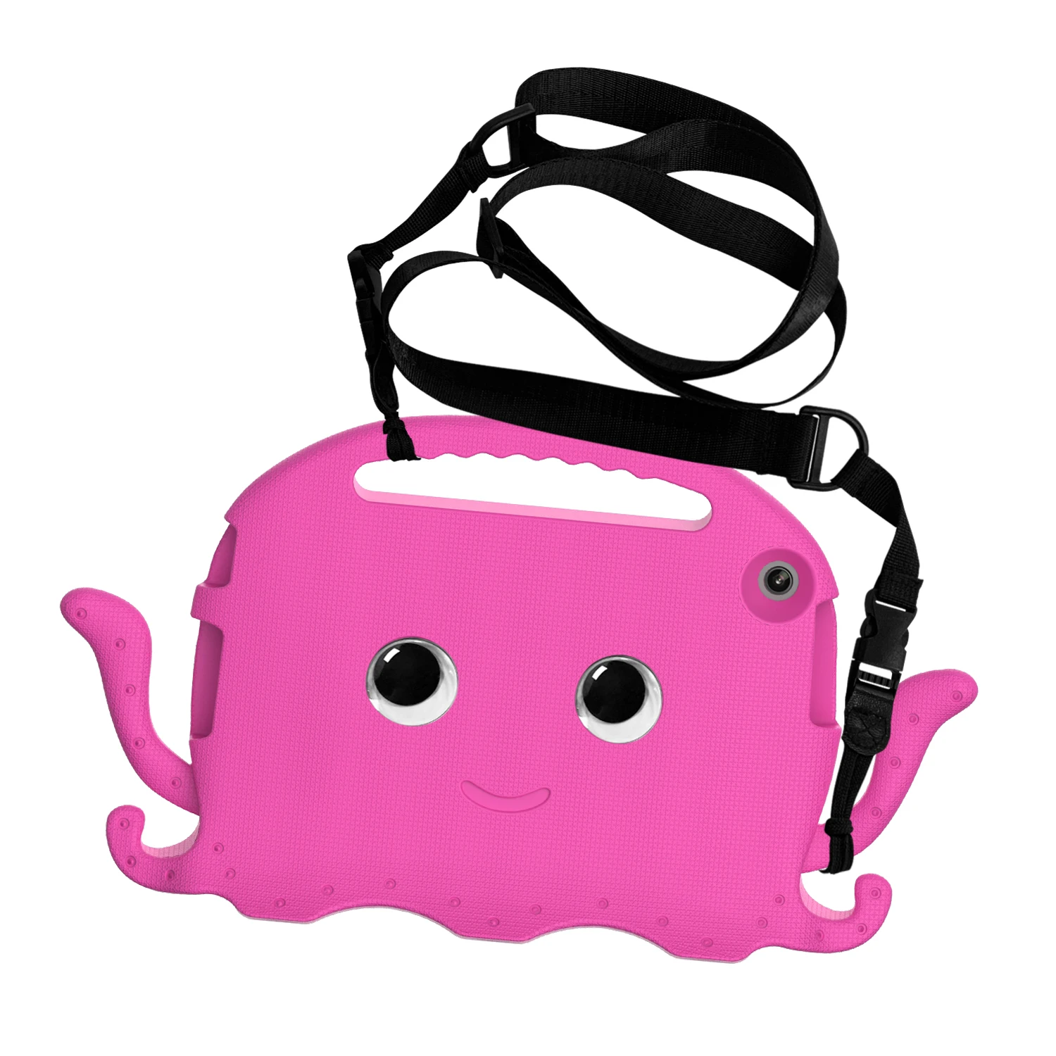 Children's Washable EVA Octopus Tablet Case with Strap - Cartoon Cover