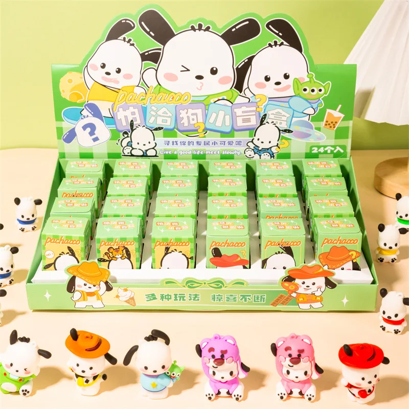 

New Sanrio Pochacco Doll Blind Box Mystery Box Cartoon Cute Small Ornament Blind Box Kids Toys Kids Gifts