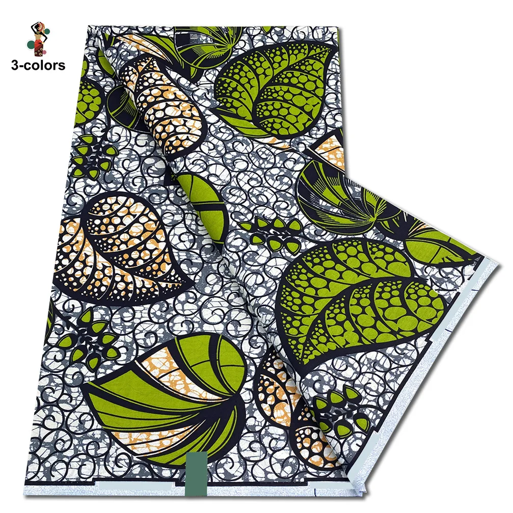 Wholesale Super Good Quality African Ankara Wax Fabric New Fashion 100% Cotton Soft Tissu Women Pagne African Wax Prints 3