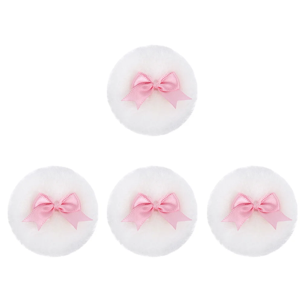 

4Pcs Plush Makeup Puff Loose Powder Puff Puffs Cushion for Makeup