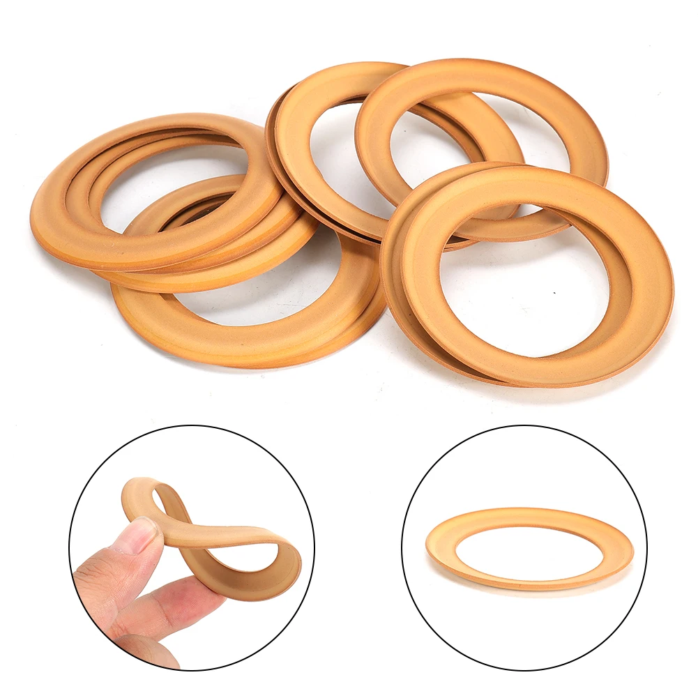 10pcs Piston Cylinder Ring Kit Vacuum Pump Oil-Free Silent Mute Air Compressor Insulated Rubber Ring Cylinder Steel Sleeve pandahall 10pcs jewellery set boxes cardboard display box for earrings ring necklace bracelet packaging box gift packing white