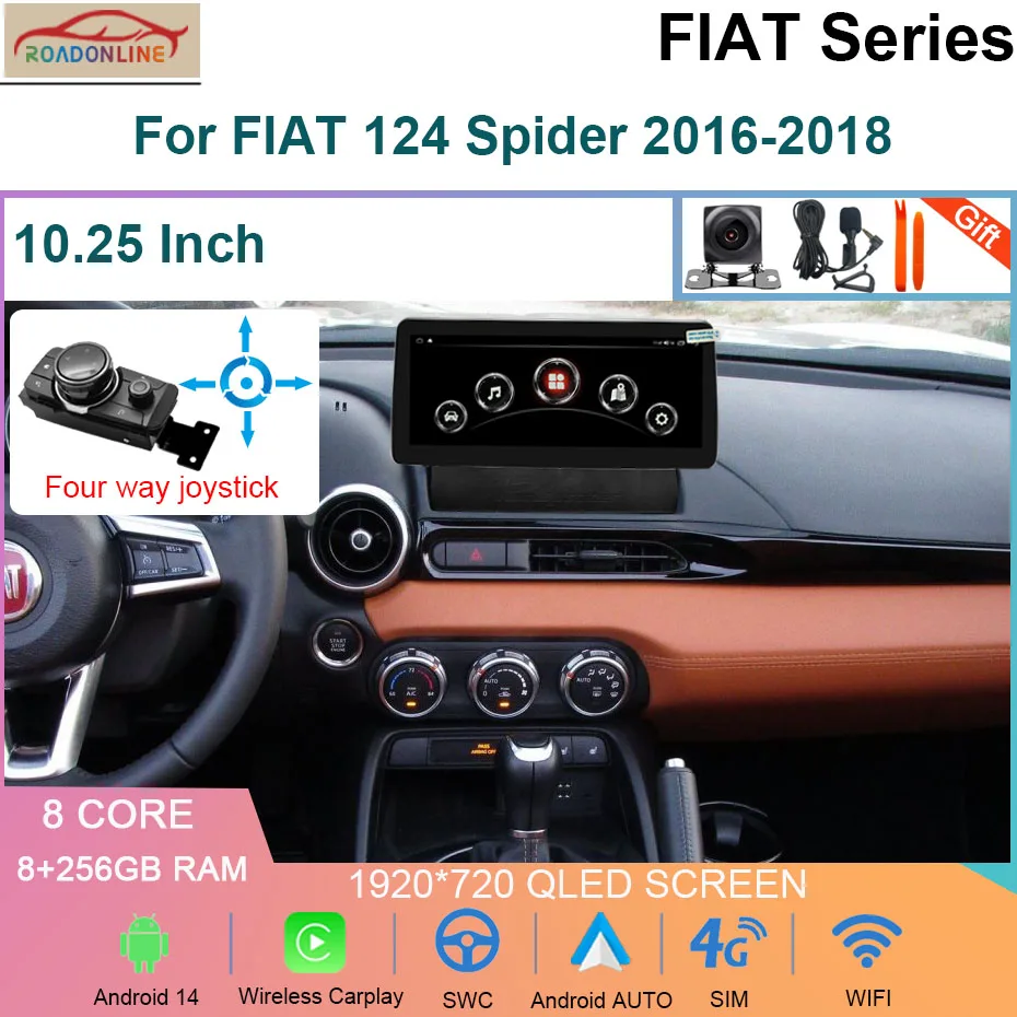 アバルト124スパイダー CAR MULTIMEDIA SYSTEM アバルト124スパイダー CAR MULTIMEDIA SYSTEM 10.25