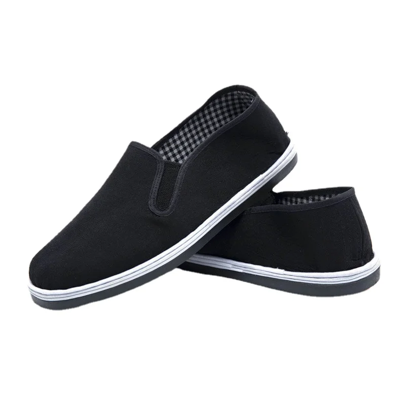 

Men's Summer Sneakers Vulcanize Men Canvas Breathable Casual Shoes Beef Tendon Bottom Male Loafers