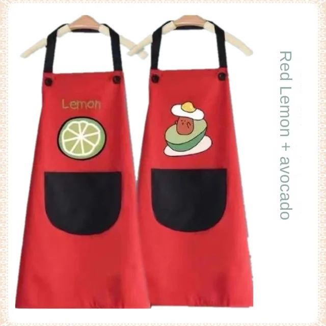 Home Kitchen Apron Waterproof and Oil-proof Cute Japanese Korean Work Clothes Fashion Men and Women L Cooking Cloth 6