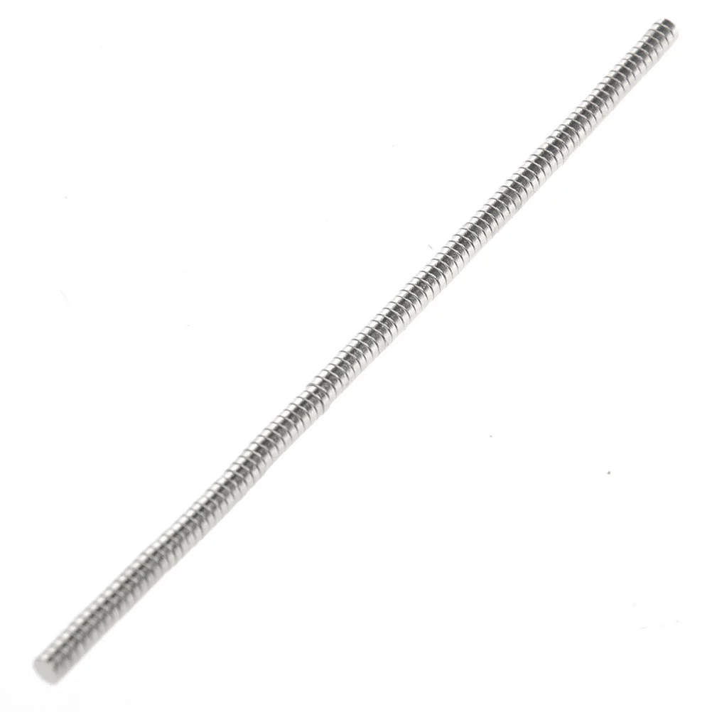 

100pcs 3*1mm Super Strong Disc Round Shaped Permanent (Silver)
