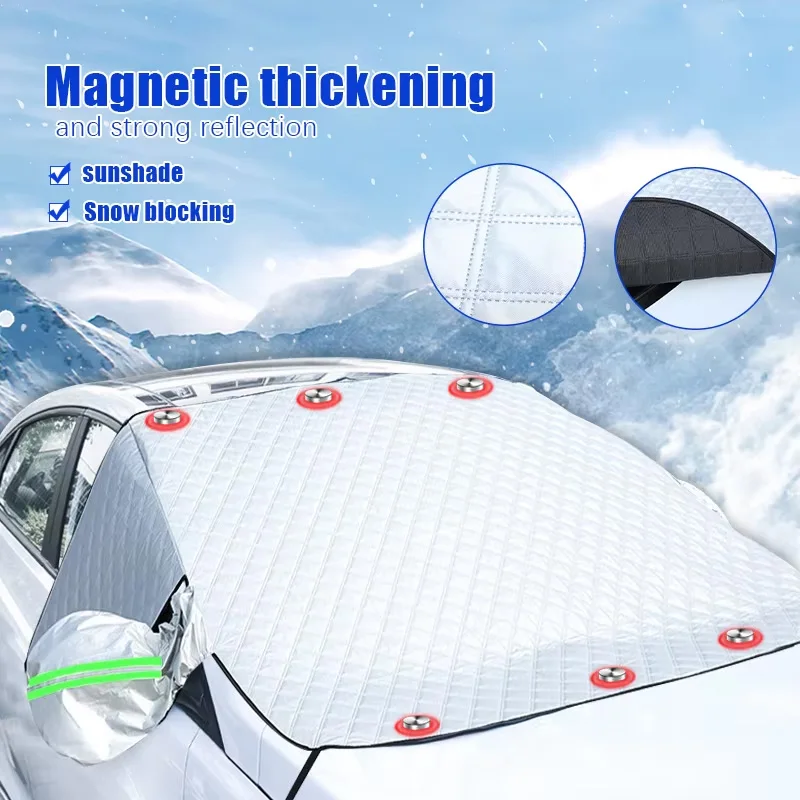 For HAIMA M6 car Snow Windscreen, Snow, Frost, Dust and UV Visor, Winter car clothing, thick magnetic