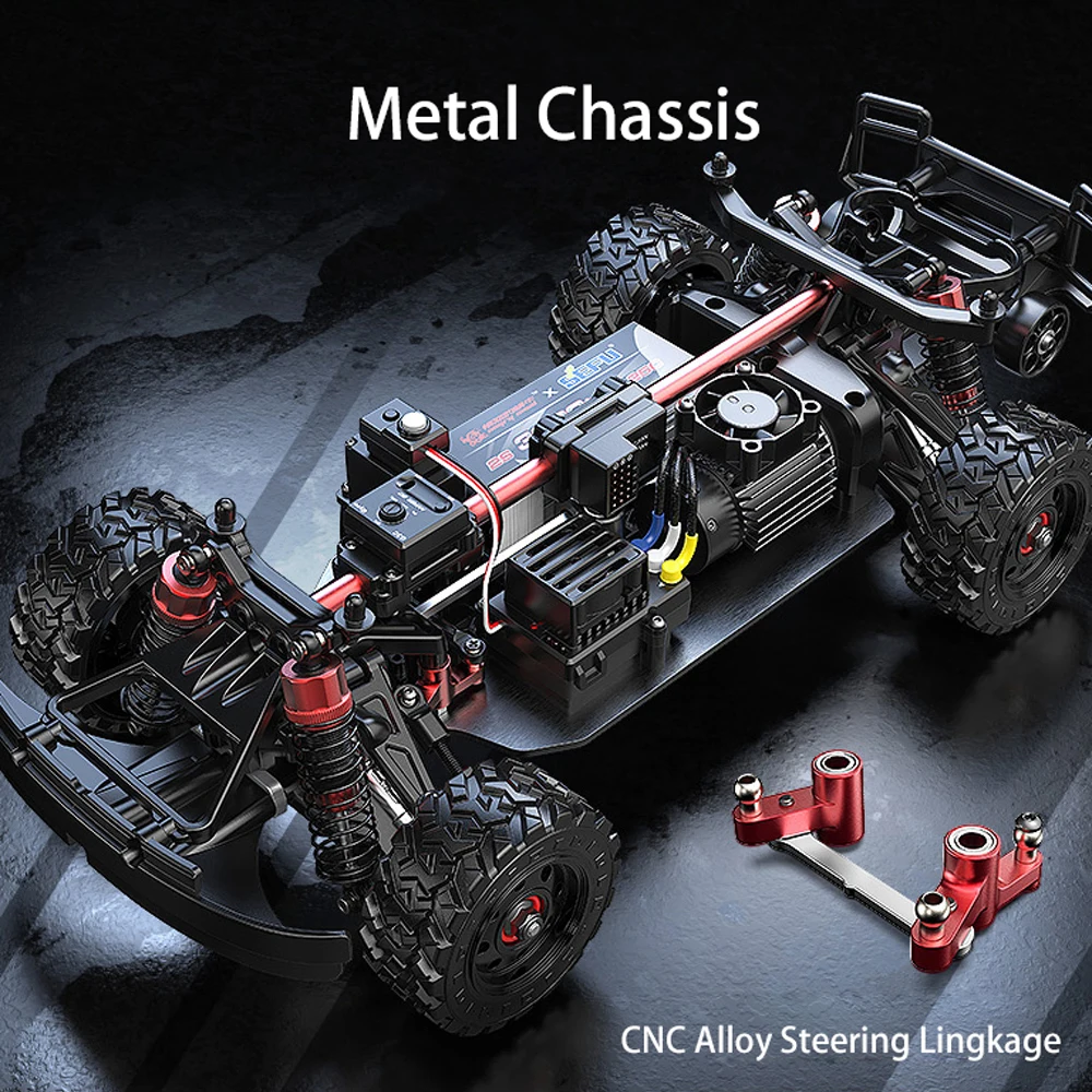 MJX 14211 1/14 Brushless 2S/3S RC Rally Car with Gyro, 4WD