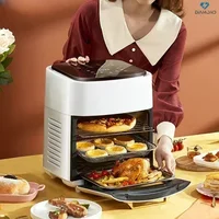 Air Fryer and Electric Oven All-in-One Machine. 15L Large Capacity. Multifunctional for Household. Intelligent with Visual Desig 1