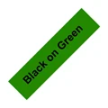 Black on Green