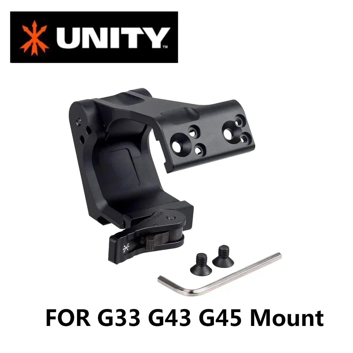 Tactical Unity Fast Mount 2.26 Inch Optics Riser For G33 G43 3X G45 5X Magnifier Scope 551 552 553 558 Holographic Red Dot Sight red dot sight tactical magnifier scope holographic collimator
