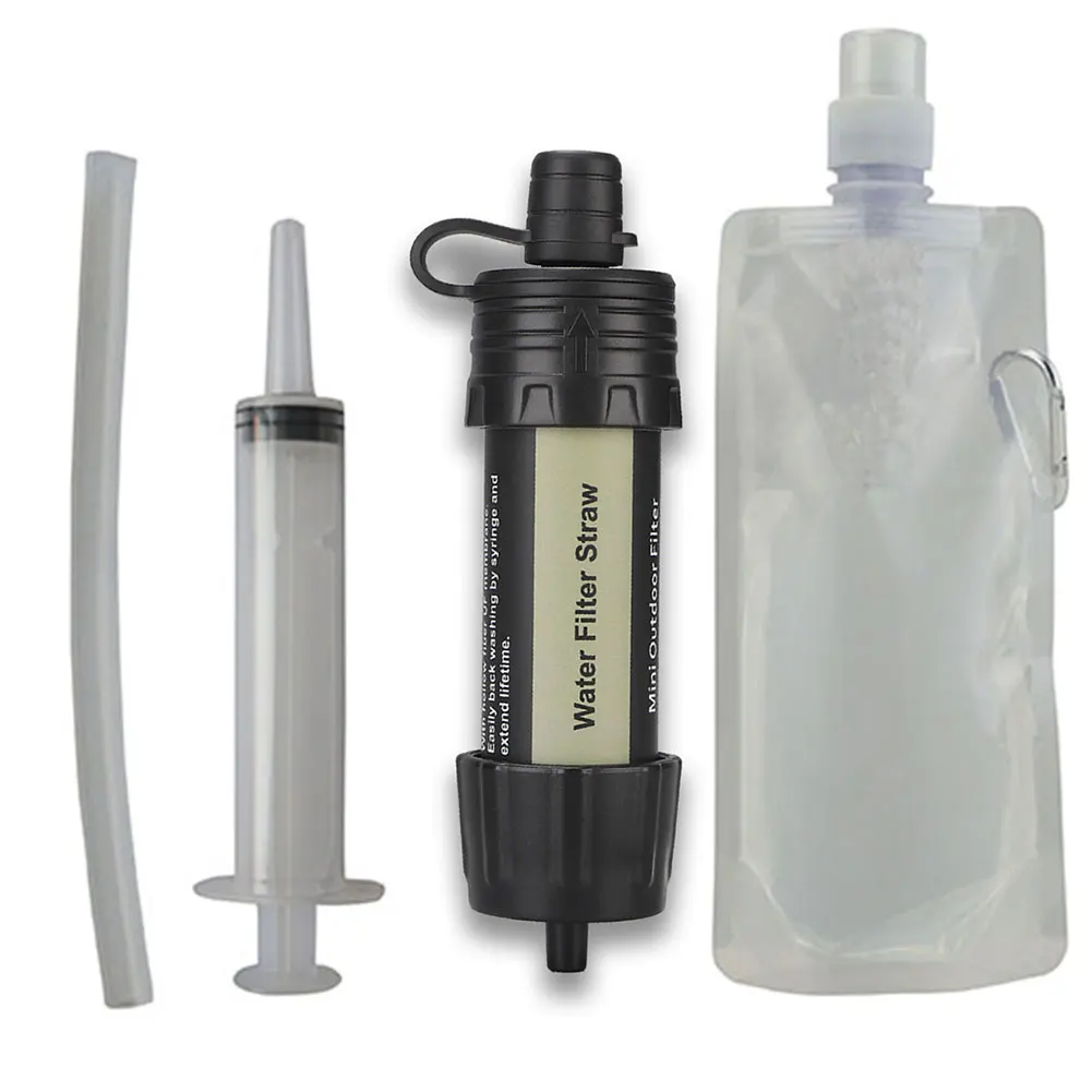 Personal Water Purifier Water Filtration System Camping Purification