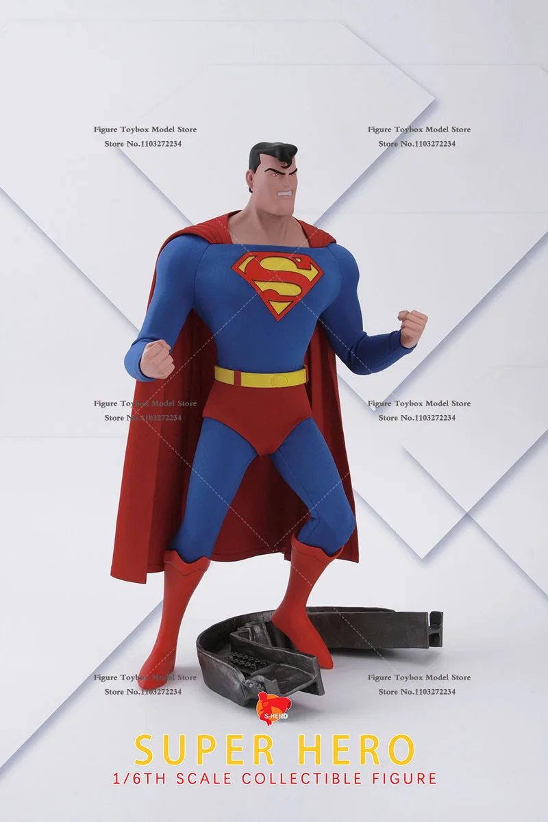 S-HERO SH004 スーパーマン SH005 バットマン1/6 セット Amazon.co.jp: S-HERO 1/6 スーパー ヒーロー アニメ.Ver 未開封