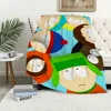 P-park Warm Soft Plush Nap Cartoon Blankets Sofa for Living Room Office Bedroom Home Travel Kid Birthday S-south Gifts Flannel 3