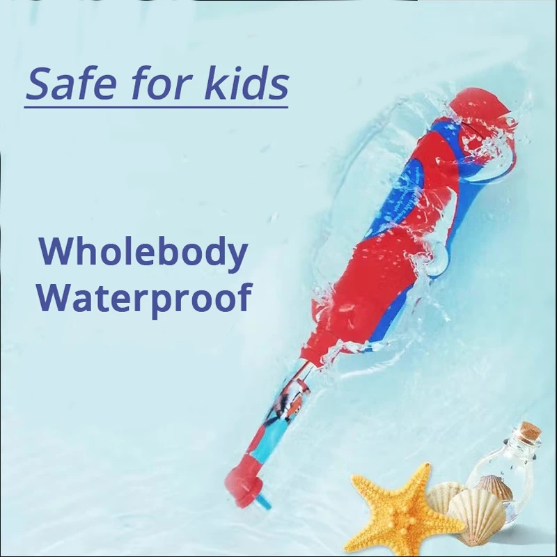 Oral B Kid Electric Toothbrush Rotation Clean Teeth Soft Brush for Kids with 2 Minutes Timer with Extra Gift Refills