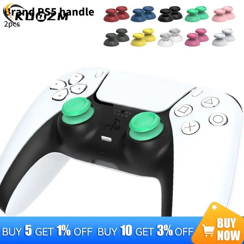 Adatto Per Manico Ps5 Testa A Fungo (Una Coppia) Ps5 3D Nuovissimo Joystick Testa A Fungo Joystick Button Pockmarked Surface