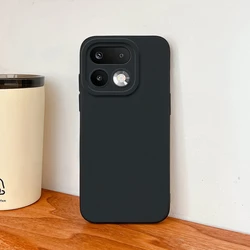Solid Color Soft Silicone Shockproof Phone Case - High Quality Back Cover for Realme 16 Pro (TYB000)