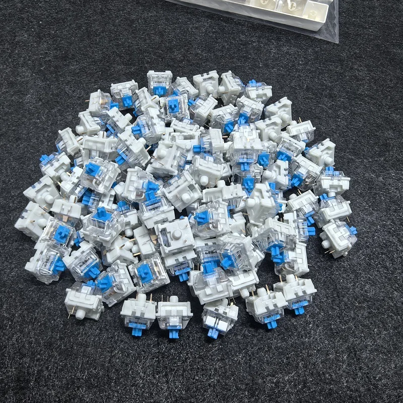 100pcs 키보드 스위치 키보드 클리커 키 교체 핫 스와핑 스위치 기계식 키보드 용 3Pin 촉각 스위치