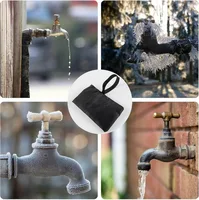 ปลอกหุ้มก๊อกน้ำกลางแจ้งสำหรับฤดูหนาว ป้องกันการแข็งตัว ปลอกก๊อกน้ำแบบหนาสำหรับสวน กันน้ำ ปลอกหุ้มก๊อกน้ำแบบกันความร้อน 6